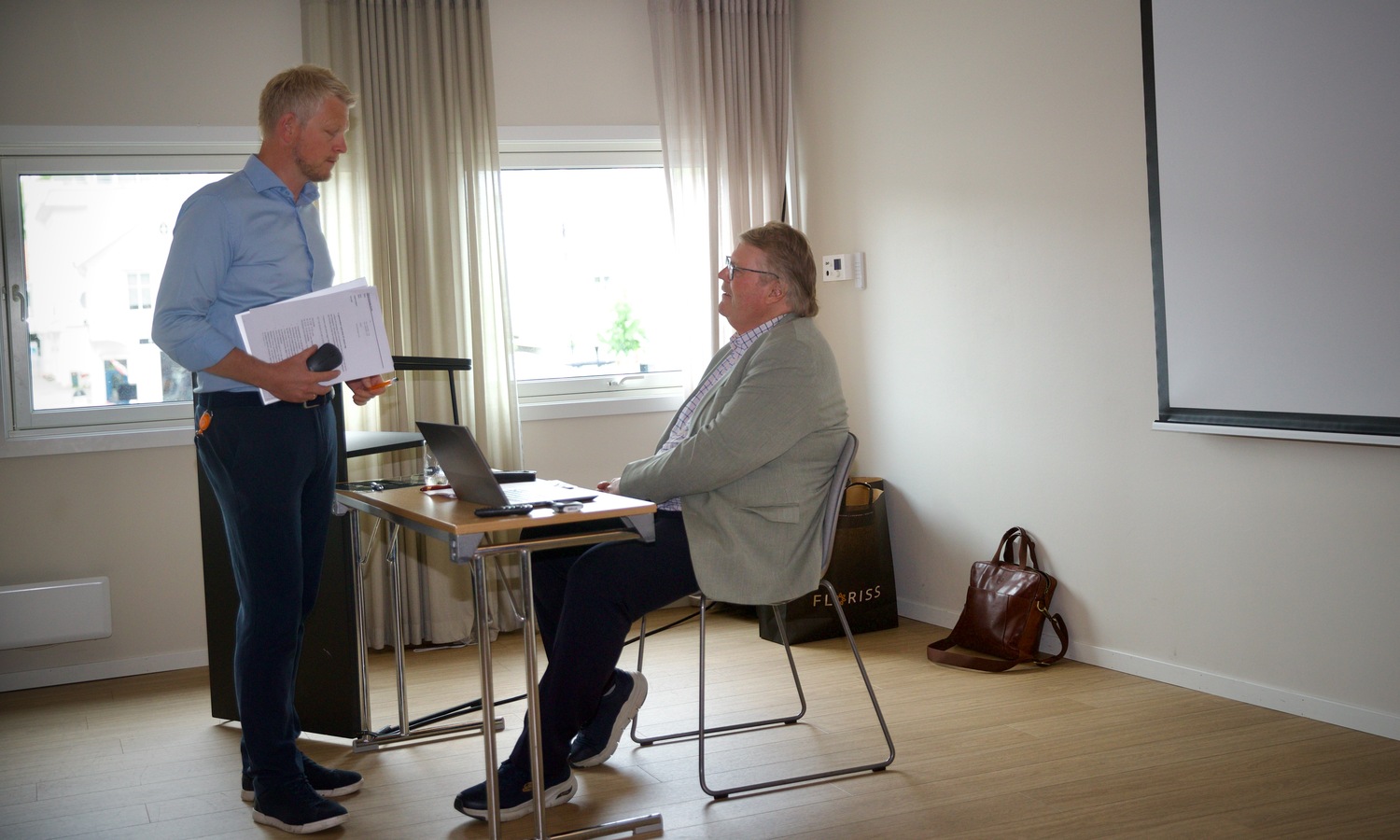 Hans Fr. Grøvan og Eivind Reisvaag Sunde