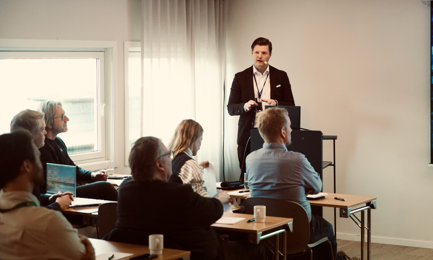 Mikal Ringsbye, direktør bedriftsmarked i Flekkefjord Sparebank